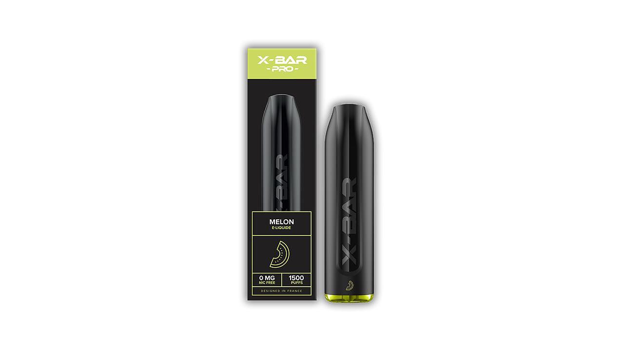 French Lab X-BAR Melon Pro Vape Pen 0mg 1500puffs