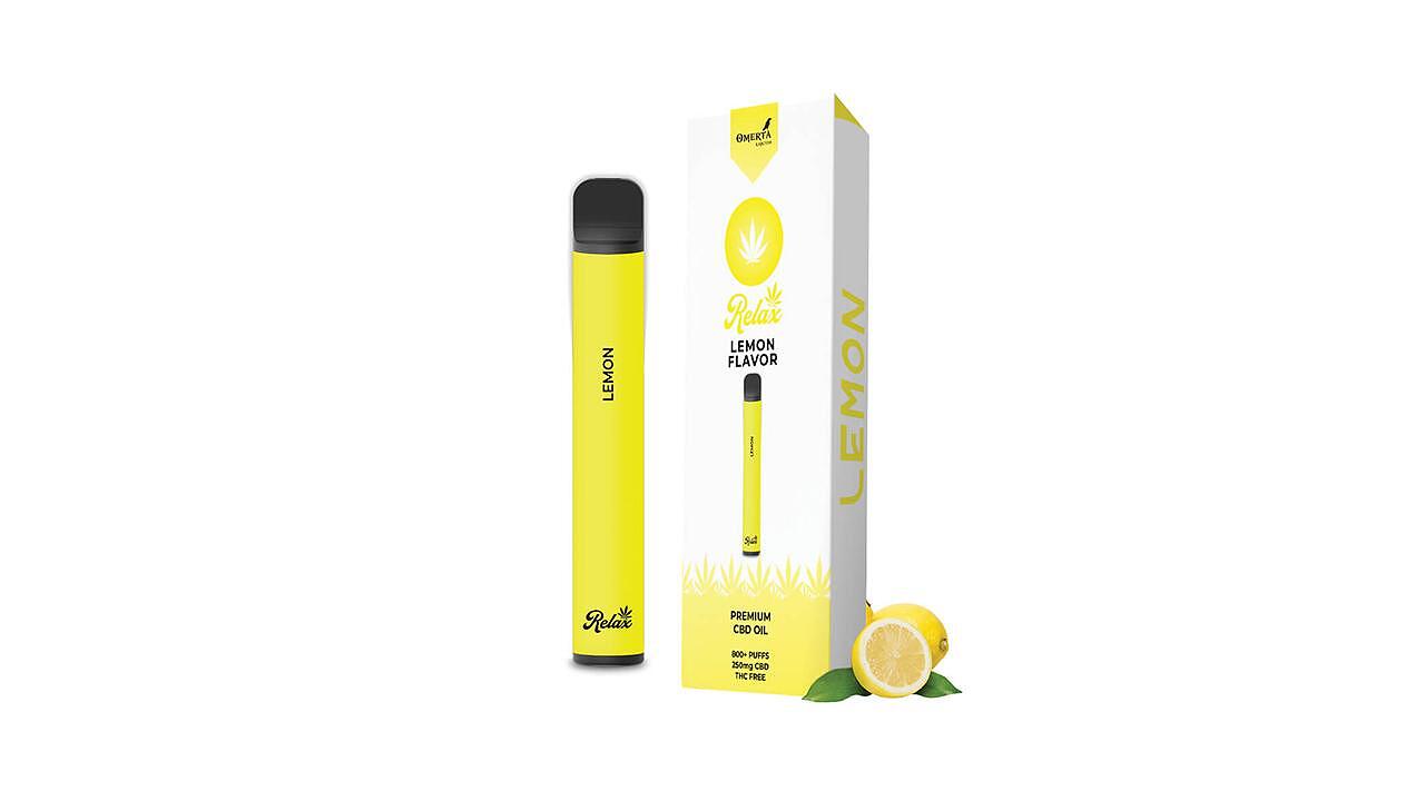 Relax CBD Disposable Pen Lemon 250mg