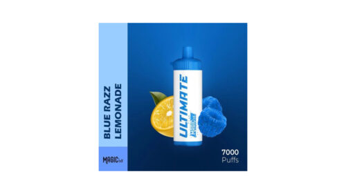 Magic Bar Ultimate Blue Razz Lemonade Vape Pen 0mg 7000puffs
